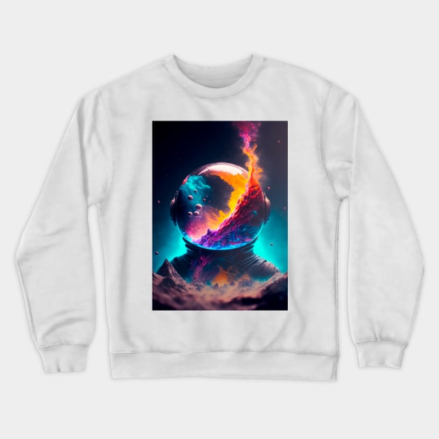 Cosmic Chaos, Magical Marvels Crewneck Sweatshirt by James Garcia